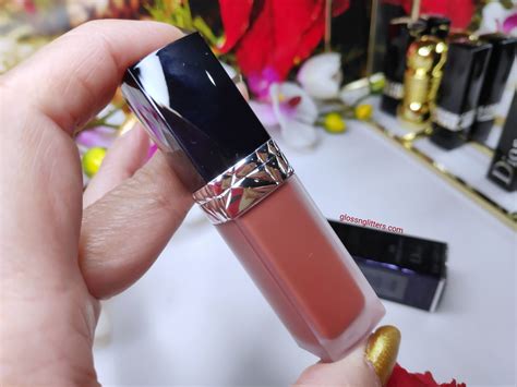 Rouge Dior Forever Liquid, glossy lipstick without transfer 